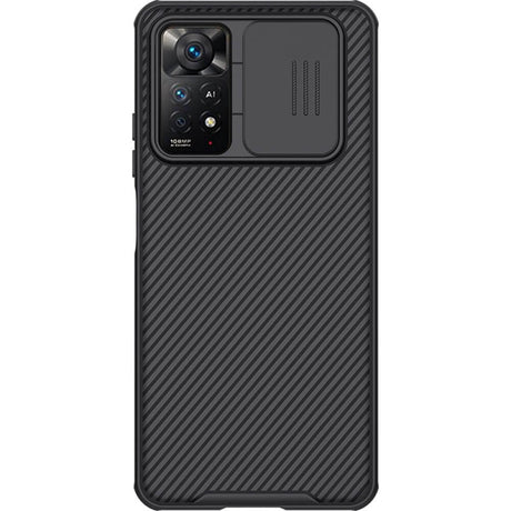 Калъф с Плъзгач за Камера за Xiaomi Redmi Note 12 Pro 4G, Nillkin CamShield Case, Черен