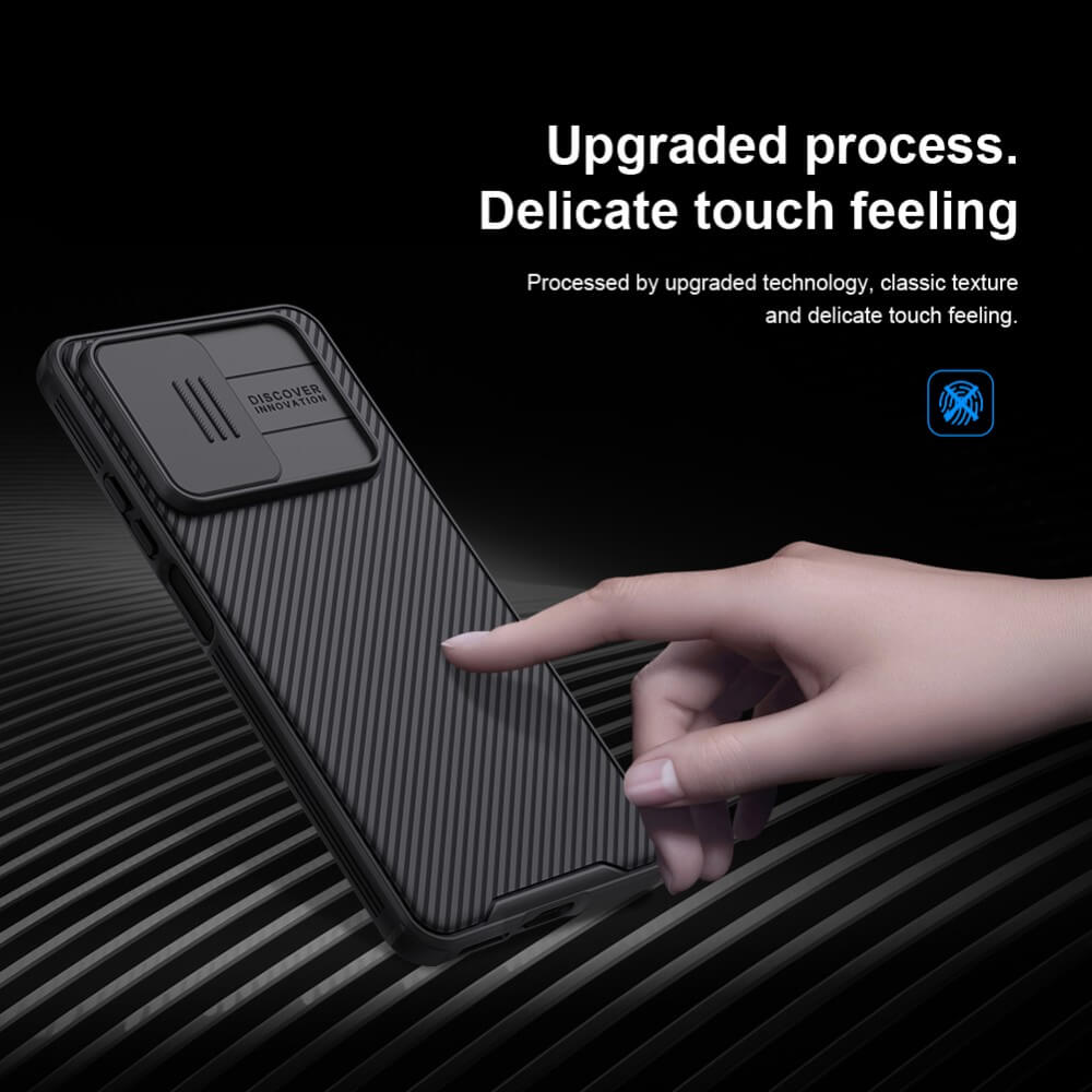 Калъф с Плъзгач за Камера за Xiaomi Redmi Note 12 Pro 4G, Nillkin CamShield Case, Черен (8)