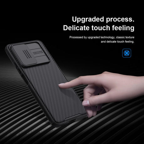 Калъф с Плъзгач за Камера за Xiaomi Redmi Note 12 Pro 4G, Nillkin CamShield Case, Черен (8)