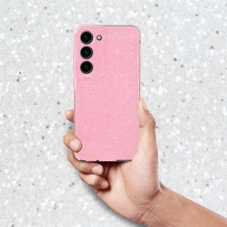 Блестящ Калъф за Samsung A15, Forcell 2mm Blink Case, Розов (3)