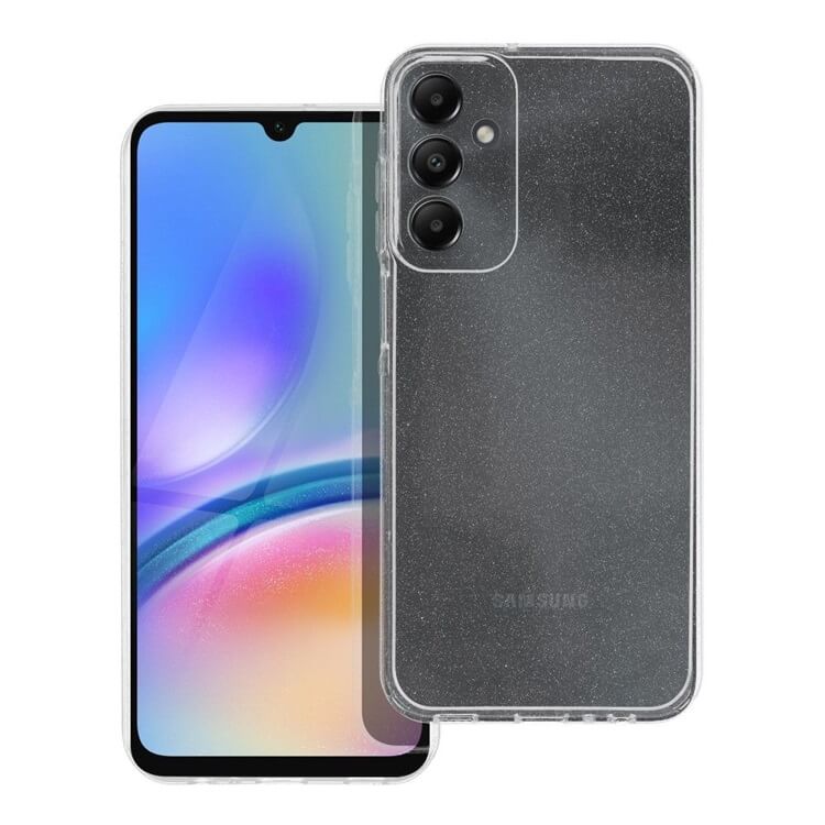 Блестящ Калъф за Samsung A25, Forcell 2mm Blink Case, Прозрачен