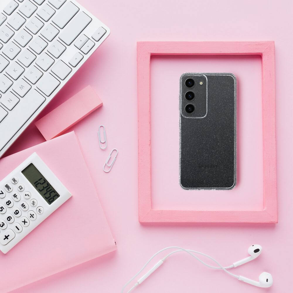 Блестящ Калъф за Samsung A25, Forcell 2mm Blink Case, Прозрачен (2)