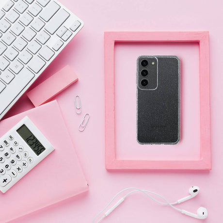 Блестящ Калъф за Samsung A25, Forcell 2mm Blink Case, Прозрачен (2)