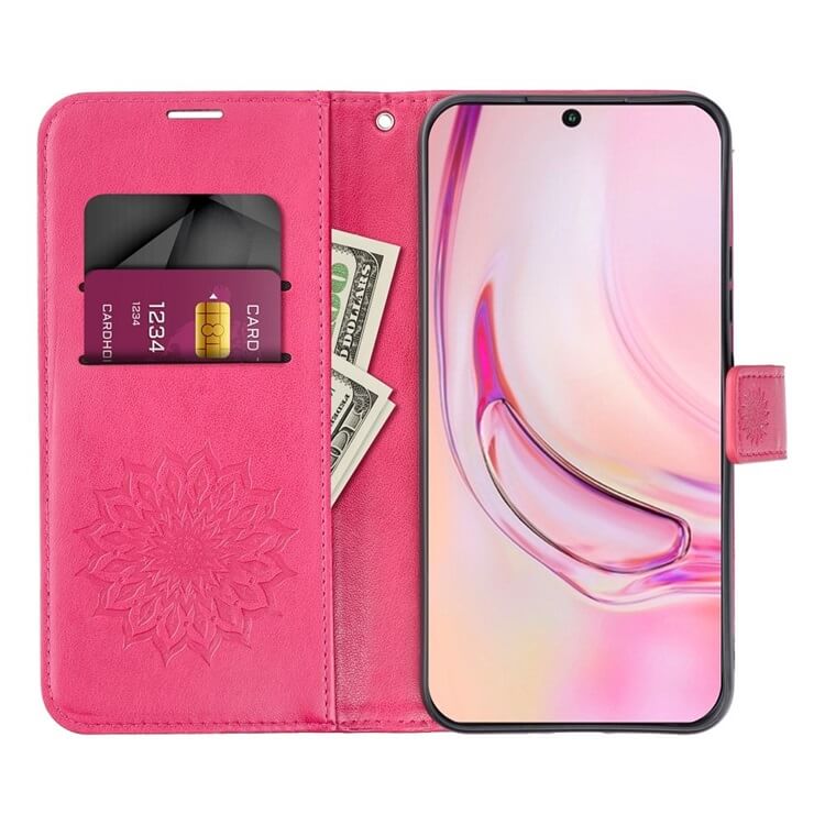 Кожен Калъф за Samsung A25, Forcell Mezzo Book Case, Червен (7)