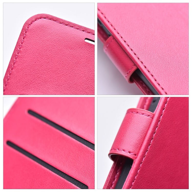 Кожен Калъф за Samsung A25, Forcell Mezzo Book Case, Червен (6)