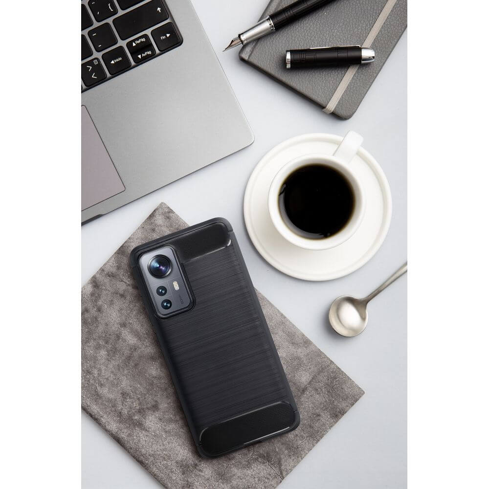 Противоударен Калъф за Honor 90 Lite, Tech-Protect Premium Carbon Case, Черен (7)