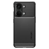 Противоударен Силиконов Калъф за Oneplus Nord 3, Spigen Rugged Armor Case, Черен (2)