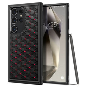 Противоударен Калъф за Samsung S24 Ultra, Spigen Cryo Armor Case, Червен