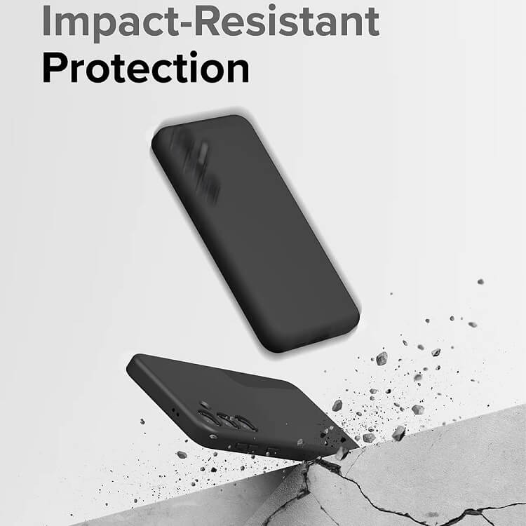 Magsafe Калъф за Samsung S24, Ringke Silicone Magnetic Case, Черен (5)