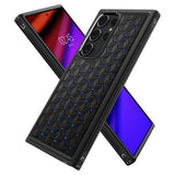 Противоударен Калъф за Samsung S24 Ultra, Spigen Cryo Armor Case, Син (3)