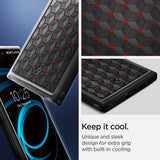 Противоударен Калъф за Samsung S24 Ultra, Spigen Cryo Armor Case, Червен (4)