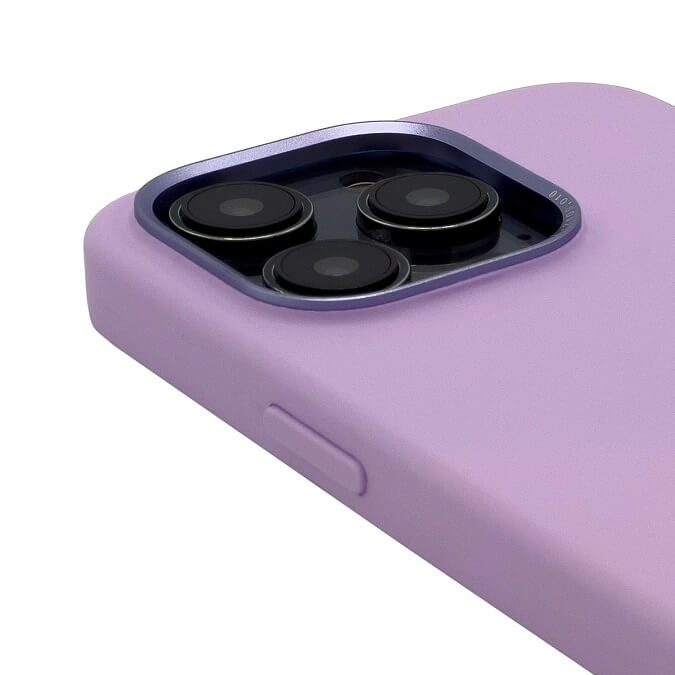Magsafe Калъф за iPhone 14 Pro Max, Decoded Silicone Case, Лилав (4)