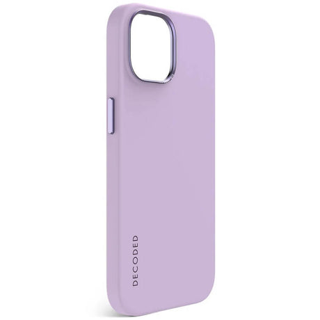 Magsafe Калъф за iPhone 15, Decoded Silicone Case, Лилав (2)