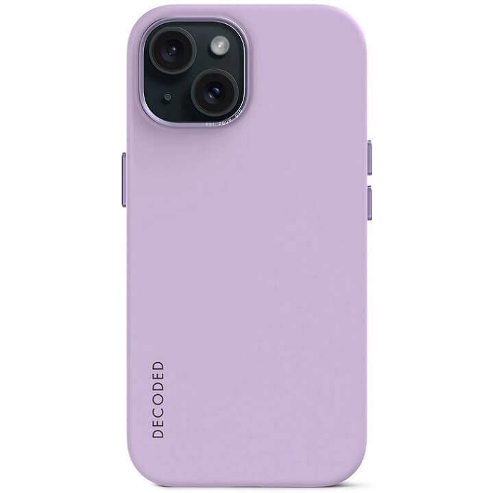 Magsafe Калъф за iPhone 15, Decoded Silicone Case, Лилав