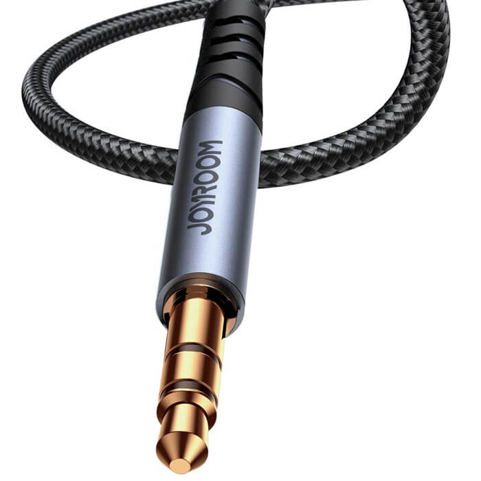 Аудио Кабел, Joyroom Aux 3.5 mm Jack 2m, Черен (3)