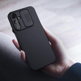Калъф с Плъзгач за Камера за Samsung A35, Nillkin CamShield Case, Черен (3)