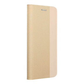 Луксозен Калъф за Samsung S24 Plus, Sensitive Book Case, Златист