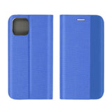 Луксозен Калъф за Samsung S24 Plus, Sensitive Book Case, Син (3)