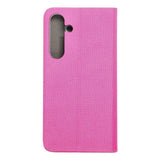 Луксозен Калъф за Samsung S24 Plus, Sensitive Book Case, Розов (2)