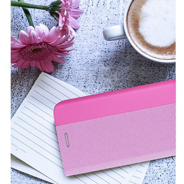 Луксозен Калъф за Samsung S24 Plus, Sensitive Book Case, Розов (4)