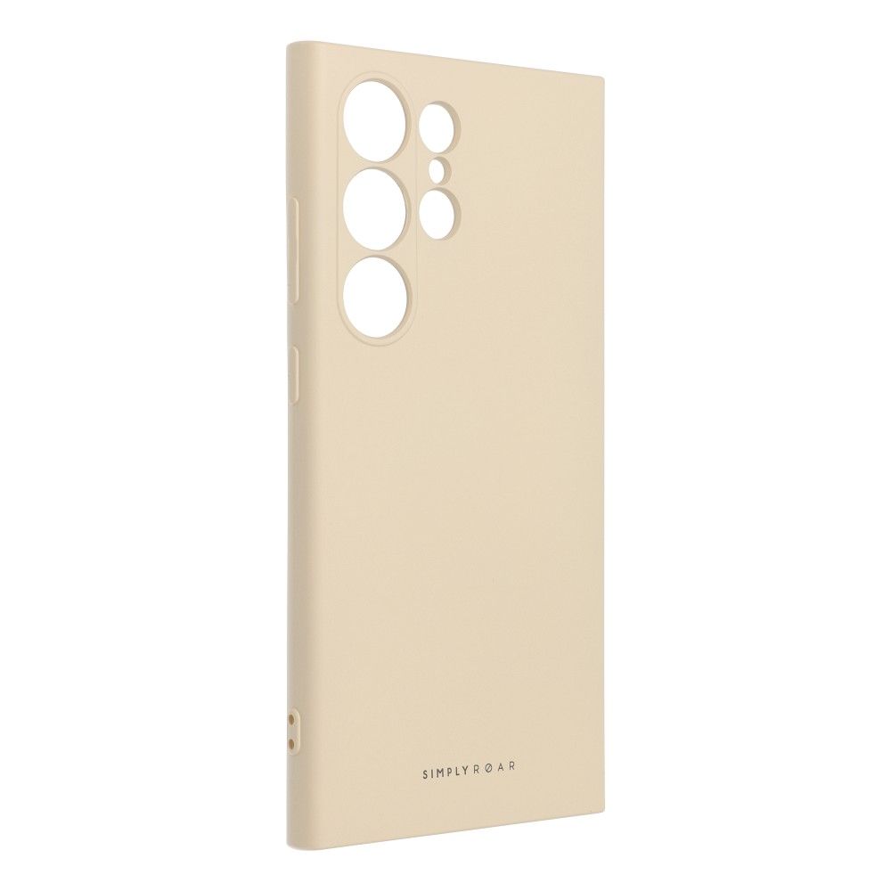 Силиконов Калъф за Samsung S24 Ultra, Roar Space Case, Бежов