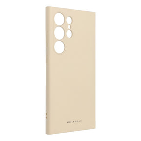 Силиконов Калъф за Samsung S24 Ultra, Roar Space Case, Бежов