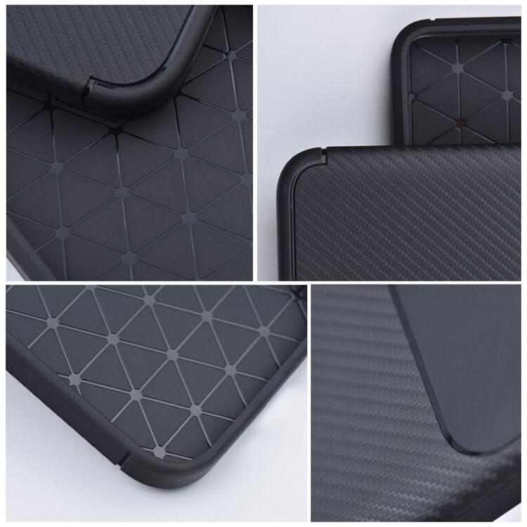 Силиконов Калъф за Samsung S24 Ultra, New Carbon Case, Черен (3)