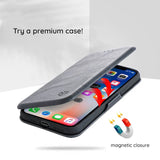 Кожен Калъф за Samsung S24 Plus, Tech-Protect Techsuit Safe Book Case, Зелен (8)