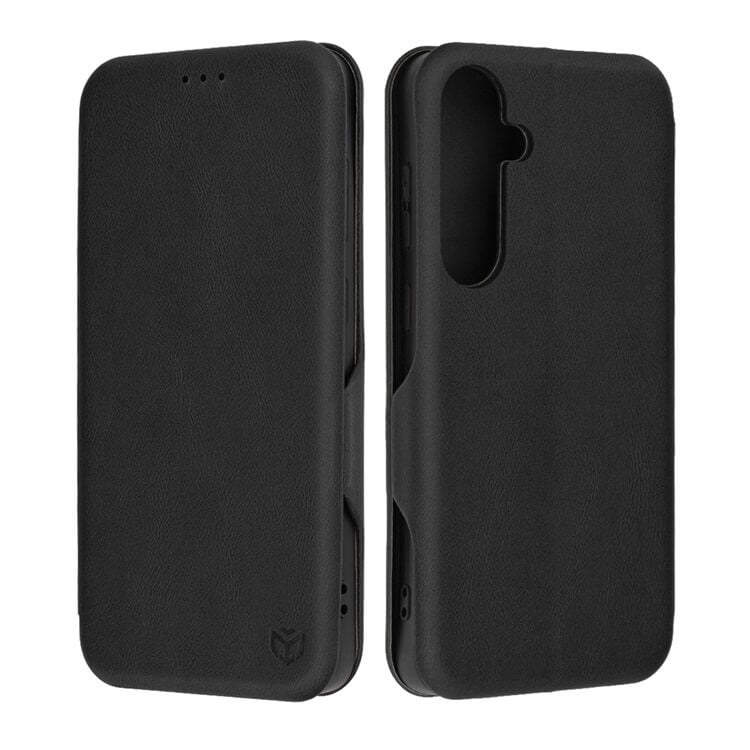 Кожен Калъф за Samsung S24 Plus, Tech-Protect Techsuit Safe Book Case, Черен