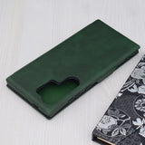 Кожен Калъф за Samsung S24 Ultra, Tech-Protect Techsuit Safe Book Case, Зелен (5)