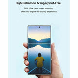 Затъмняващ Протектор за Samsung S23, GKK UV Privacy Glass, Черен (5)