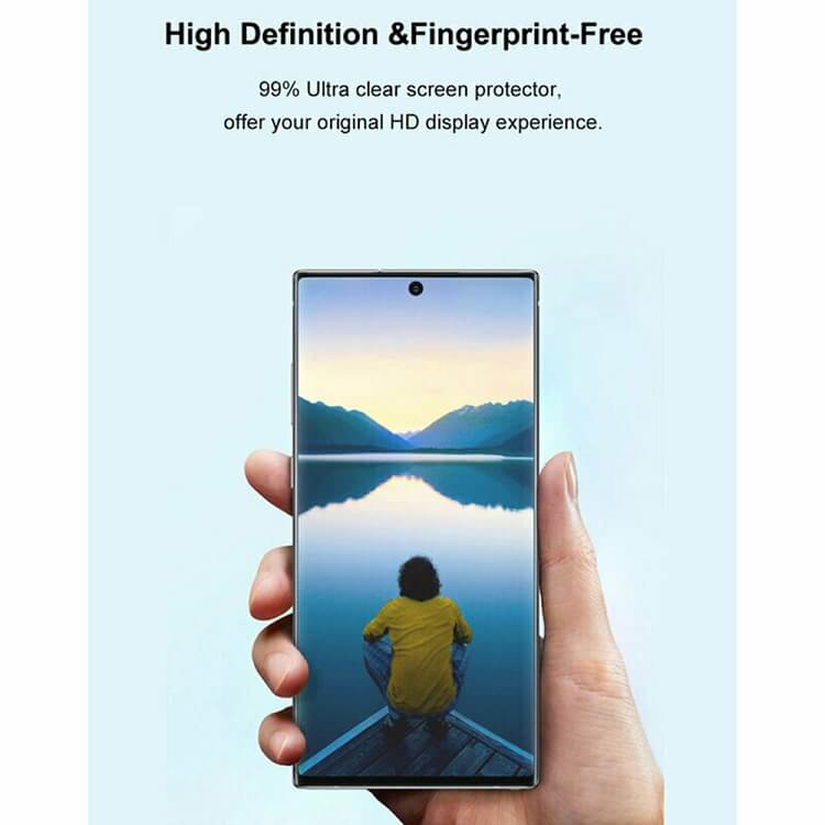 Затъмняващ Протектор за Samsung S22, GKK UV Privacy Glass, Черен (5)