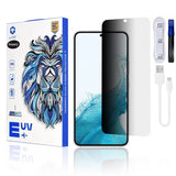 Затъмняващ Протектор за Samsung S23, GKK UV Privacy Glass, Черен (2)