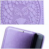 Кожен Калъф за Samsung S24, Forcell Mezzo Book Case, Лилав (6)