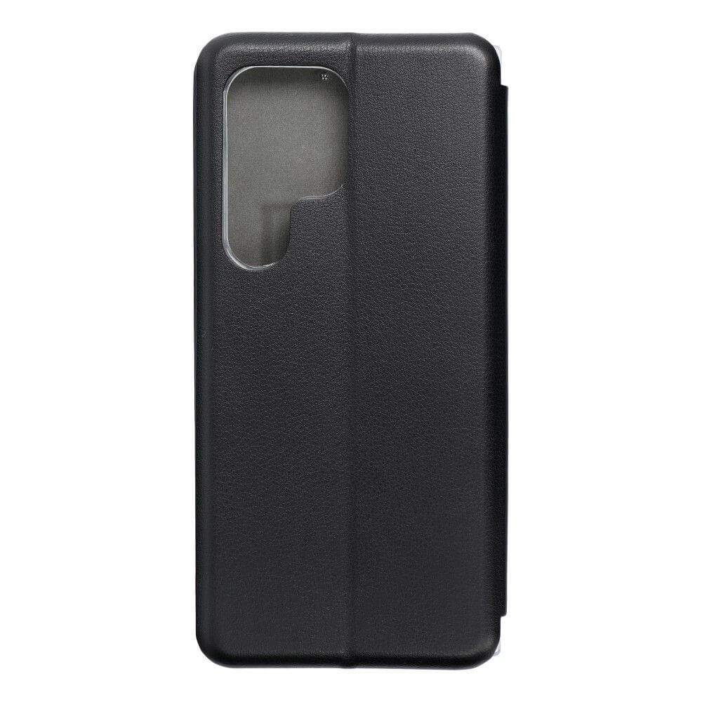 Кожен Калъф за Samsung S24 Ultra, Forcell Elegance Book Case, Черен (2)