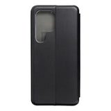 Кожен Калъф за Samsung S24 Ultra, Forcell Elegance Book Case, Черен (2)
