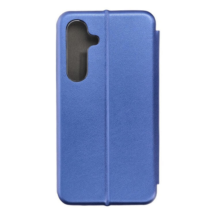 Кожен Калъф за Samsung S24, Forcell Elegance Book Case, Син (2)