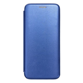 Кожен Калъф за Samsung S24, Forcell Elegance Book Case, Син