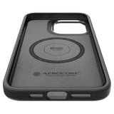 Magsafe Тънък Калъф за iPhone 15 Pro, Spigen Enzo Aramid Case, Черен (7)