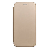 Кожен Калъф за Samsung S24, Forcell Elegance Book Case, Златист