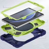 Калъф с Поставка за Samsung Tab A9 8.7, Tech-Protect Armor-X Case, Син (3)