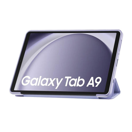 Калъф за Samsung Tab A9 Plus 11", Tech-Protect TriFold Leater Case, Лилав (3)