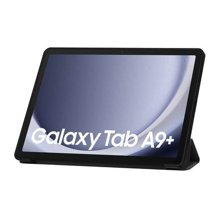 Калъф за Samsung Tab A9 Plus 11", Tech-Protect TriFold Leater Case, Черен (3)