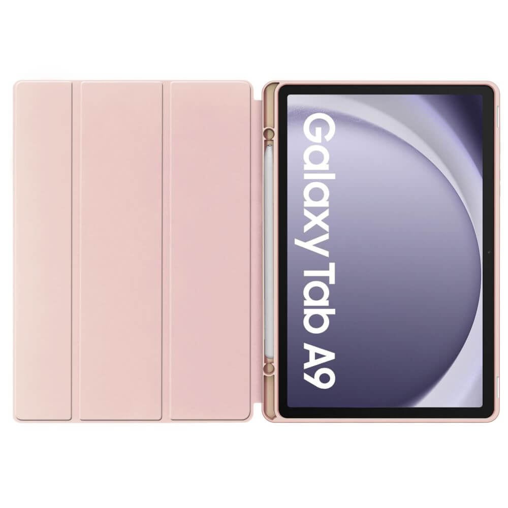 Защитен Калъф за Samsung Tab A9 8.7, Tech-Protect Trifold Slim Case, Розов (5)