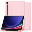 Защитен Калъф за Samsung Tab S10 Lite/ S9 FE, Tech-Protect Trifold Slim Case, Розов