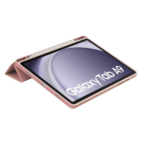 Защитен Калъф за Samsung Tab A9 8.7, Tech-Protect Trifold Slim Case, Розов (3)