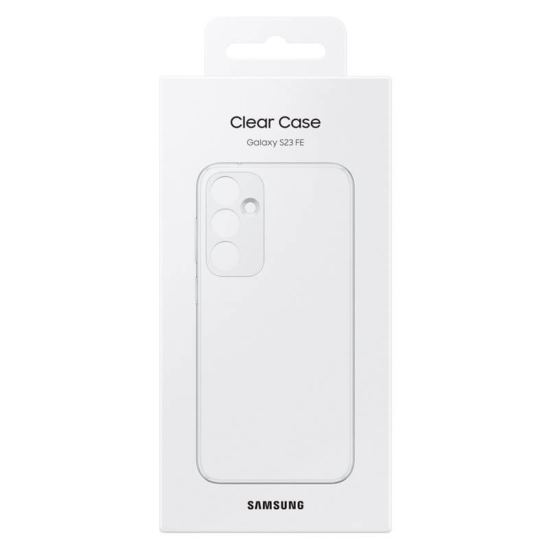 Оригинален Твърд Калъф за Samsung S23 FE Clear Case EF-QS711CTEGWW, Прозрачен (7)