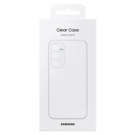 Оригинален Твърд Калъф за Samsung S23 FE Clear Case EF-QS711CTEGWW, Прозрачен (7)