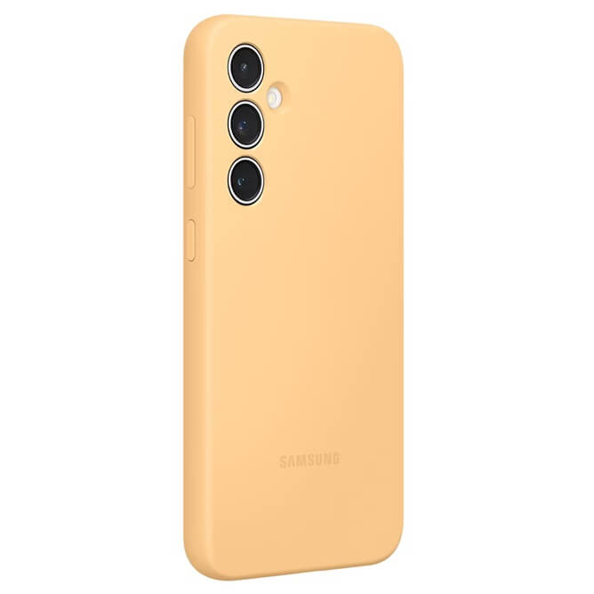 Оригинален Силиконов Калъф за Samsung S23 FE, Silicone Case EF-PS711TOEGWW, Оранжев (3)