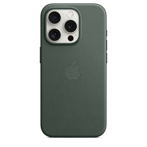 Оригинален Тъкан Калъф за iPhone 15 Pro Max, FineWoven Magsafe Case MT503ZM/A, Зелен